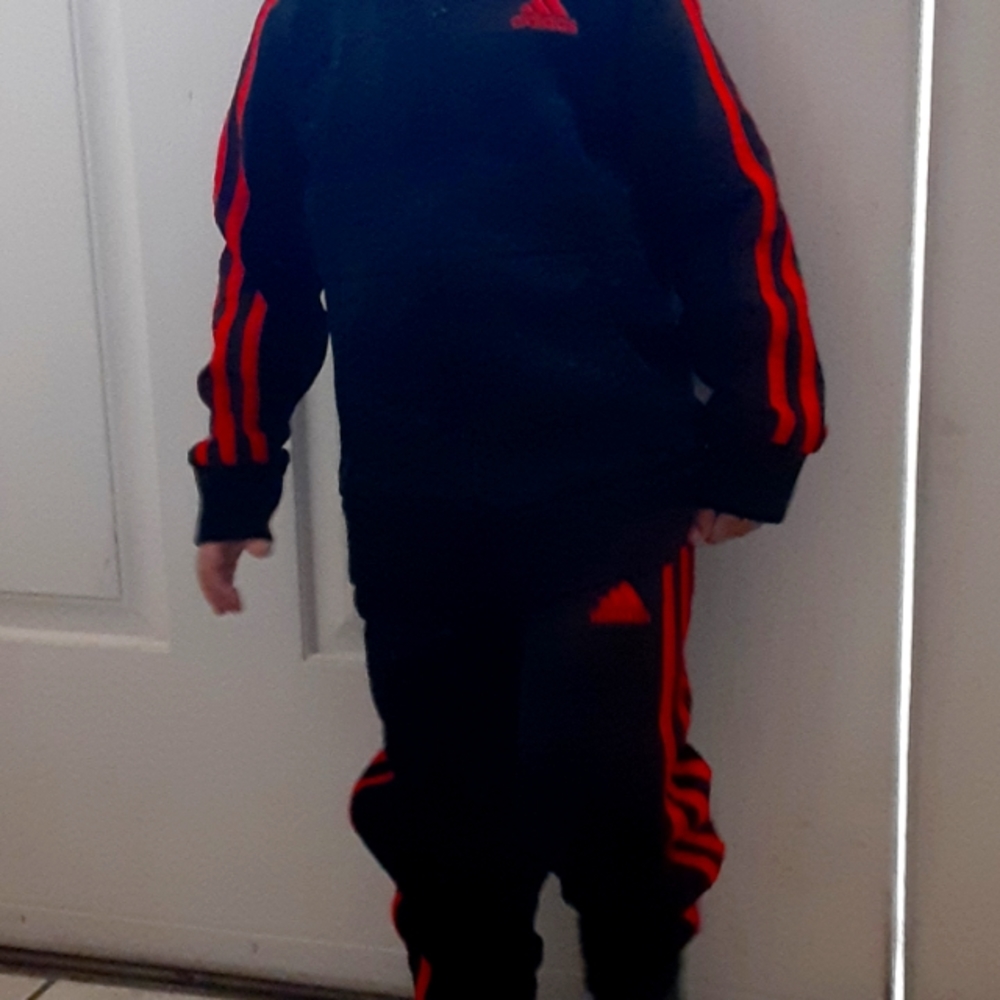 Little boys jumpsuit brand Adidas size for 2 year old